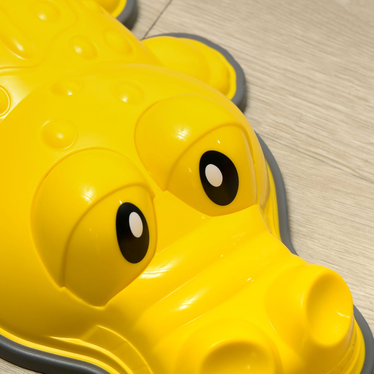 ZONEKIZ 6PCs Kids Stepping Stones CrocodileDesigned Sensory Toys with AntiSlip Edge Balance River Stones