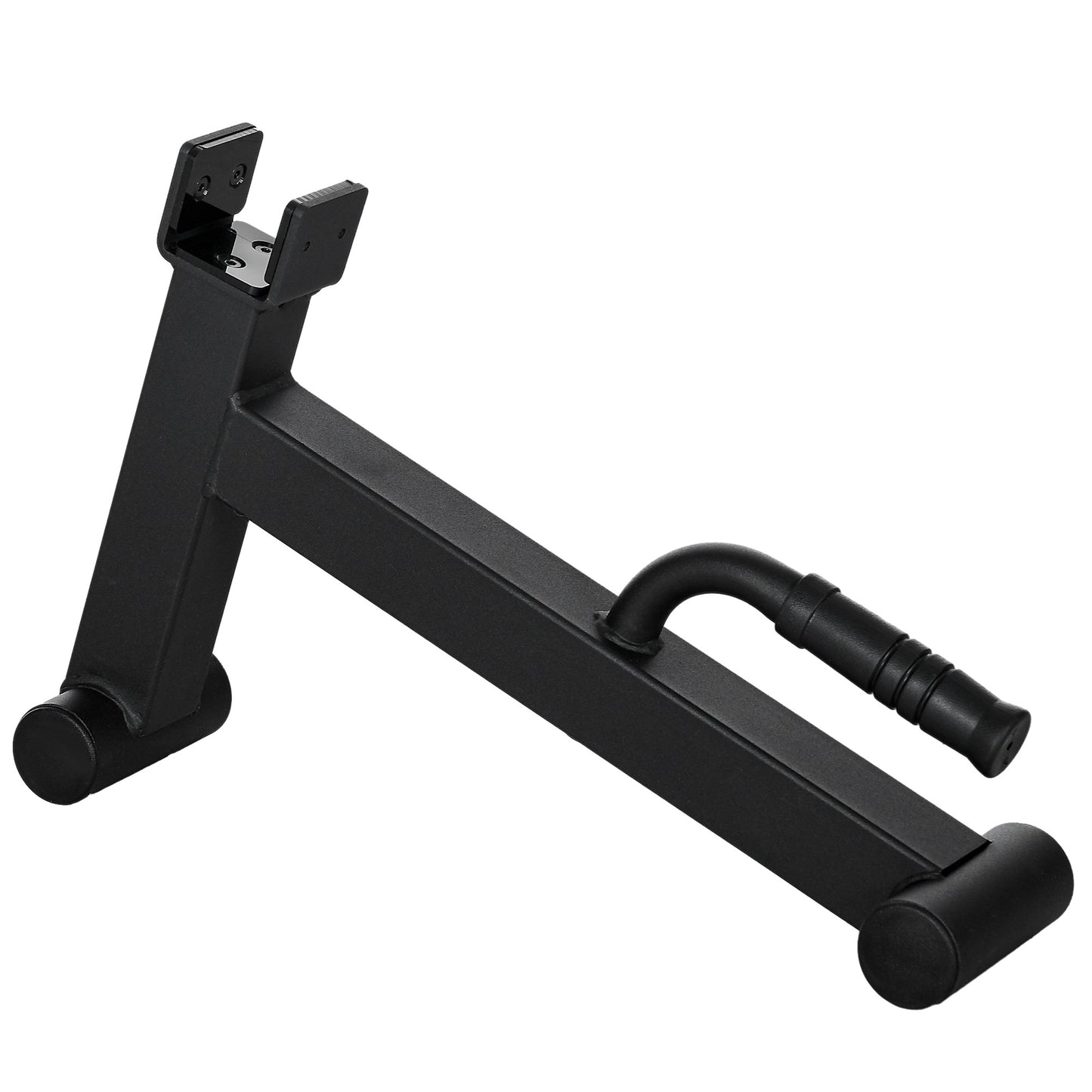 SPORTNOW Deadlift Barbell Jack with NonSlip Handle for Weight Training Black