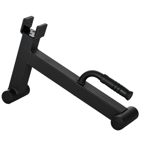 SPORTNOW Deadlift Barbell Jack with NonSlip Handle for Weight Training Black