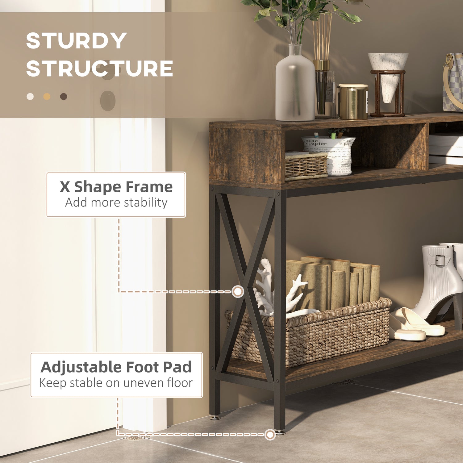 3 foot entry deals table