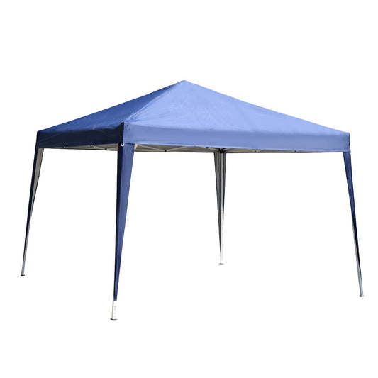 Outsunny 3 x 3 meter Garden Heavy Duty Pop Up Gazebo Marquee Party Tent Folding Wedding Canopy-Blue