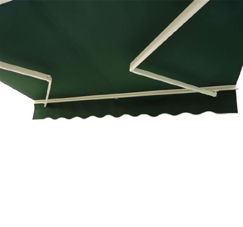 Outsunny Manual Retractable Awning, size (4m x3m)-Green