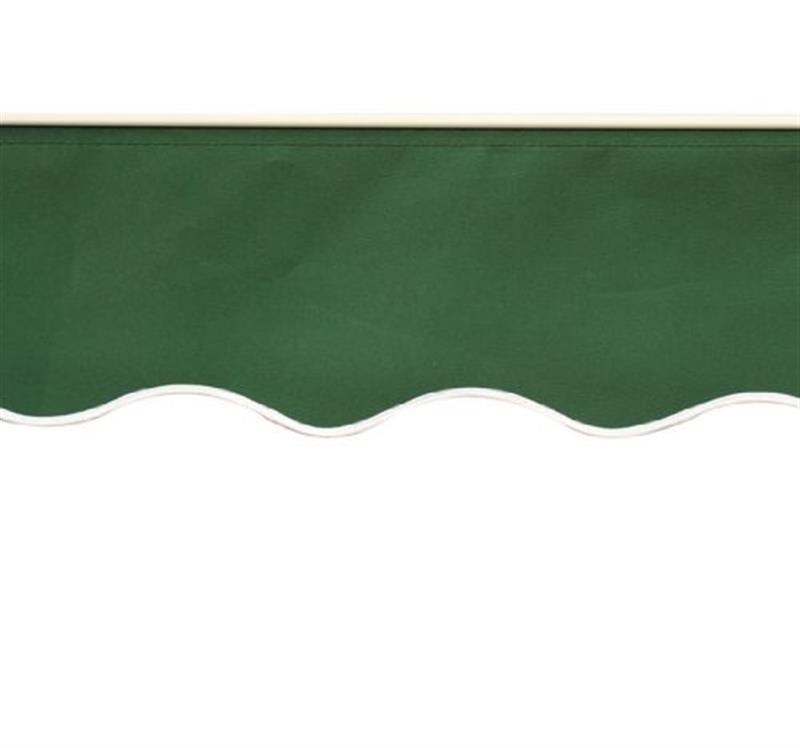 Outsunny Manual Retractable Awning, size (4m x3m)-Green