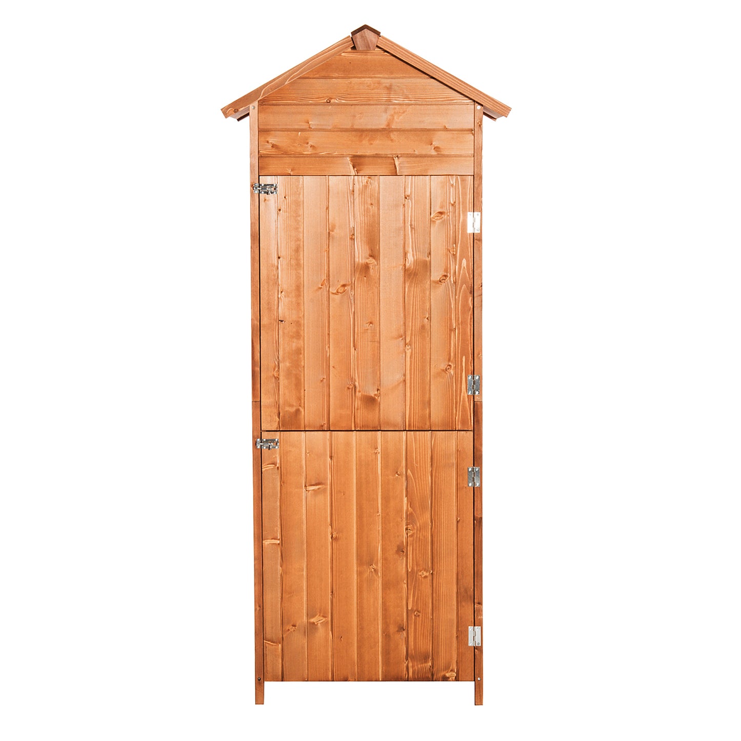 Outsunny 1.6 x 6.2ft Wooden Shed Timber Garden Storage Shed Outdoor Sheds