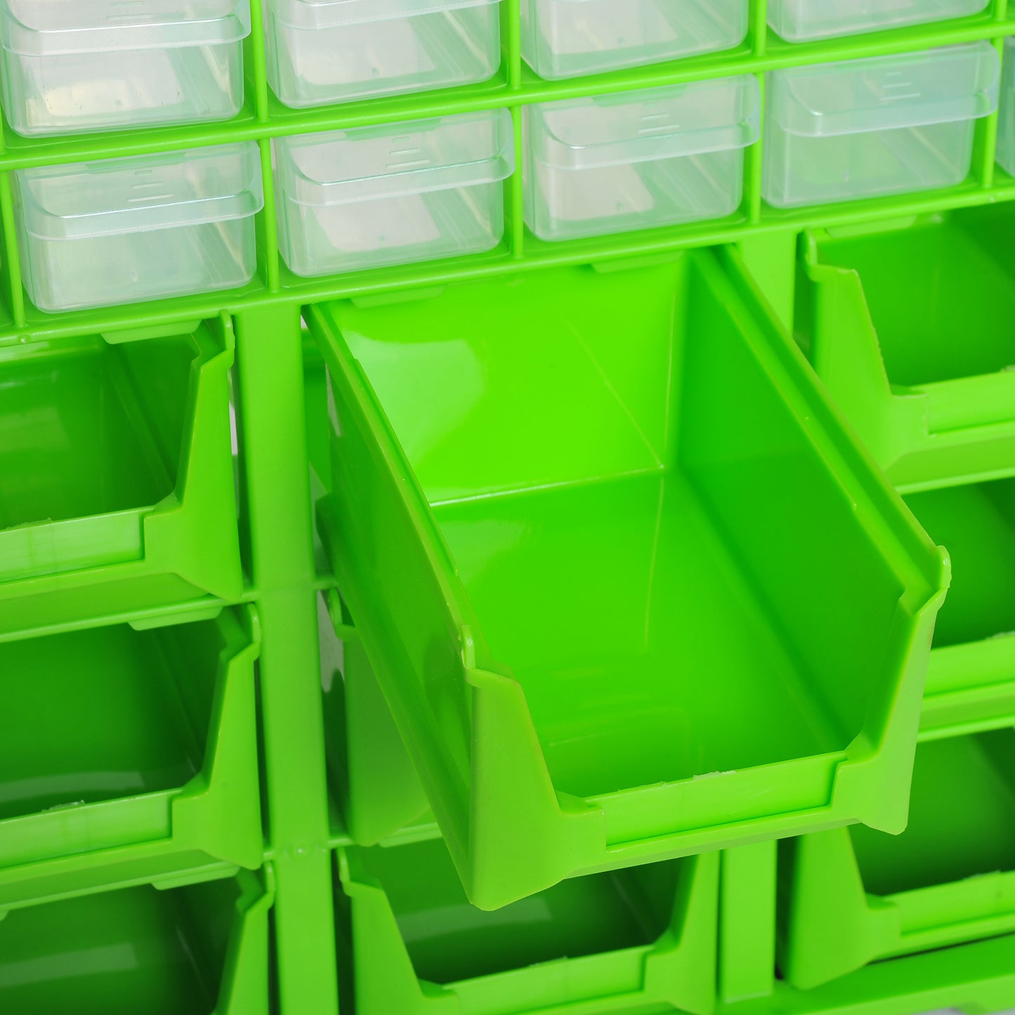 DURHAND 39 Drawer Storage Cabinets, 38Lx16Dx47.5H cm, Plastic-Green