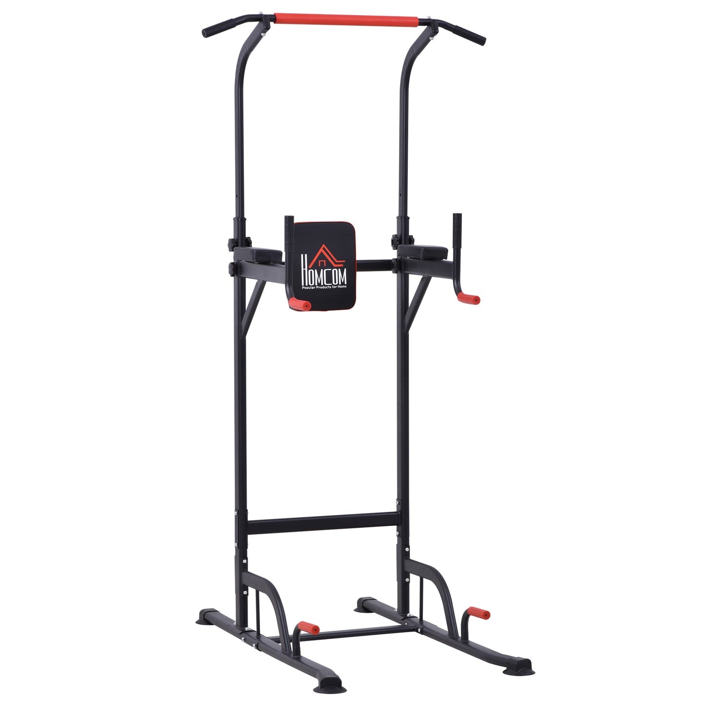 HOMCOM Pull Up Station Power Tower Station Bar Home Gym Workout