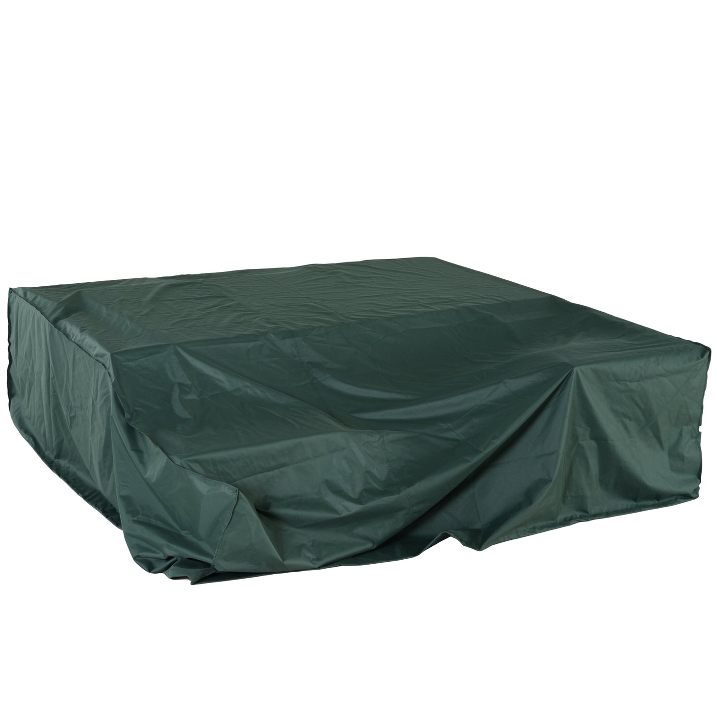 Outsunny PVC Coated Large Square 600D Waterproof Outdoor Furniture Cover Green