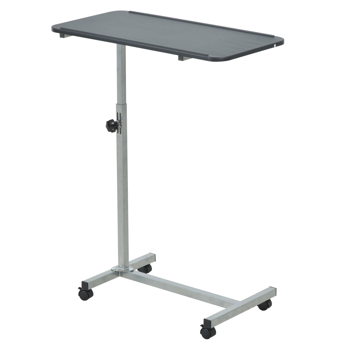 HOMCOM MDF Height Adjustable Sofa & Bed Table Black/White