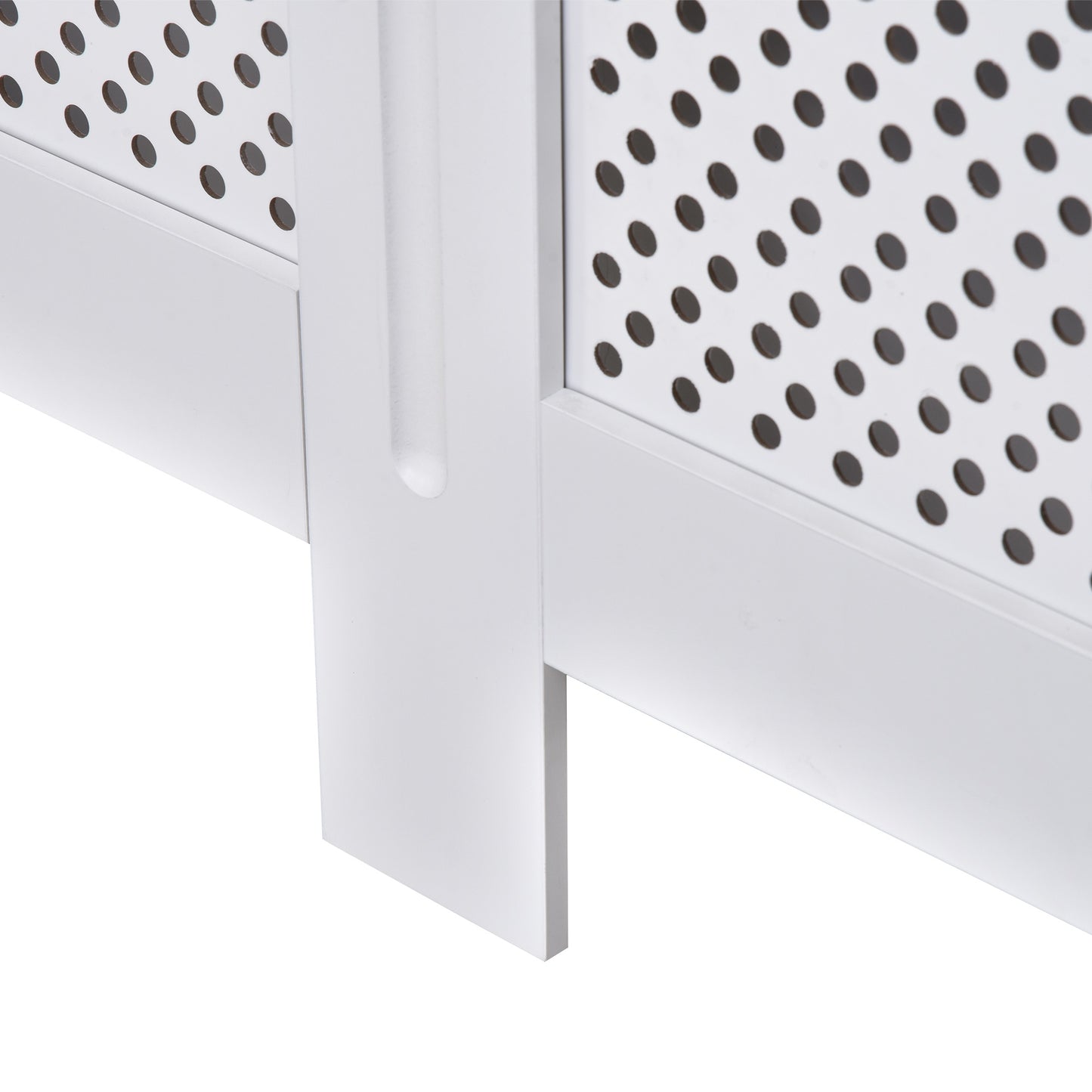 HOMCOM 111.5L X 19W X 82H cm MDF Radiator Cover-White