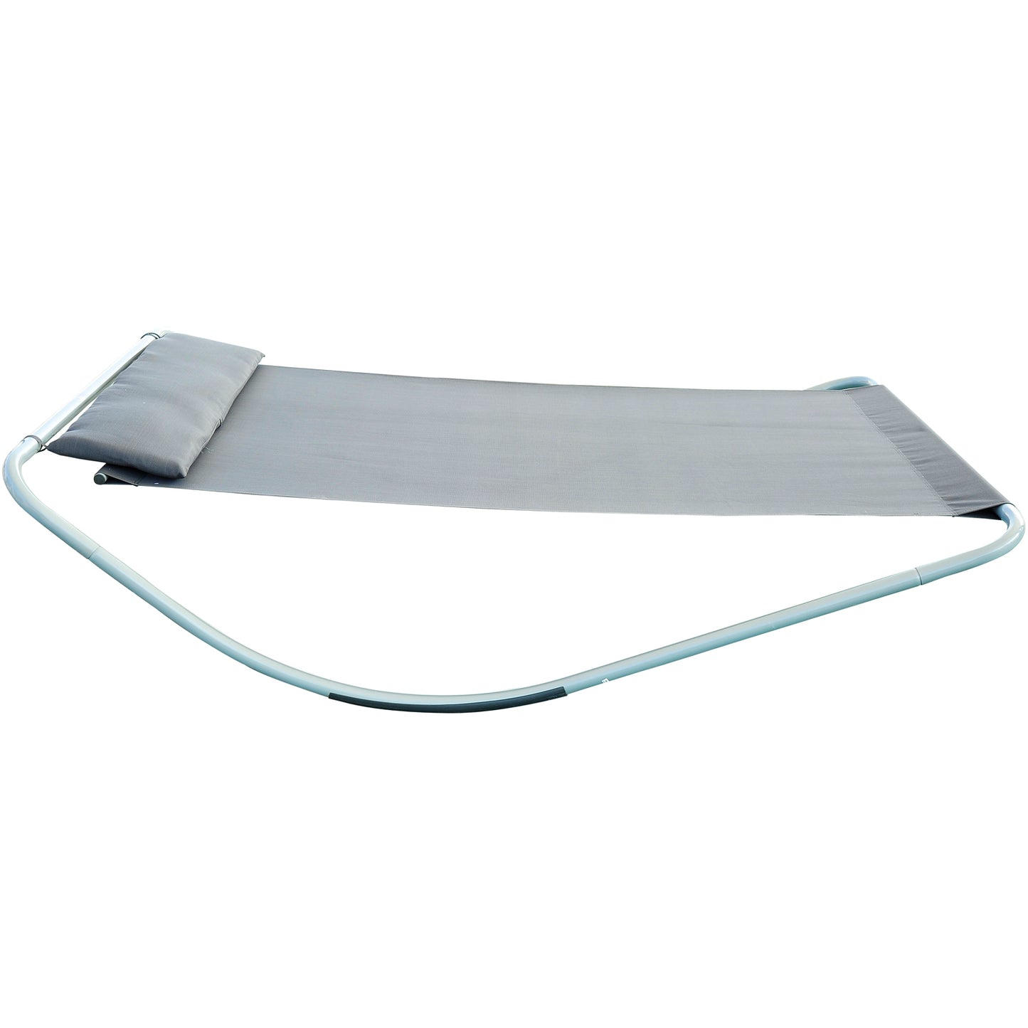 Outsunny Single Rocking Bed Hammock-Grey