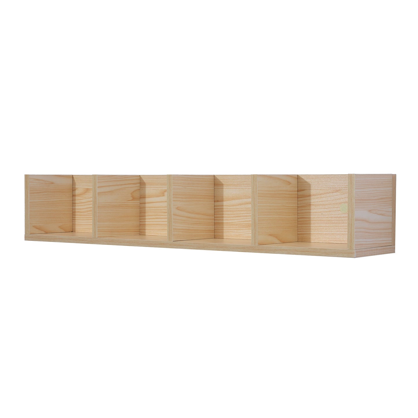 HOMCOM 95Lx17Wx16.5H cm Multi-Media Storage Wooden Shelf