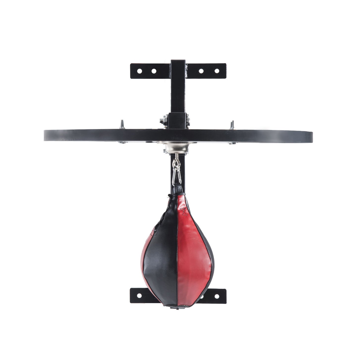 HOMCOM Punching Boxing Speed Bag Boxing Workout Platform-Red/Black