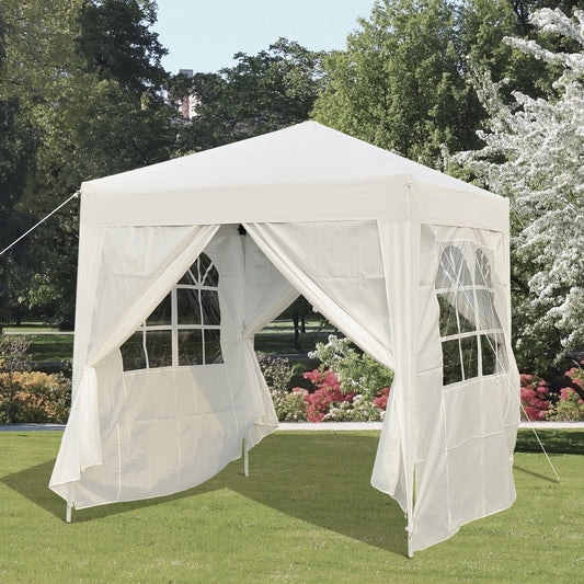 Outsunny Pop Up Gazebo Canopy, size (2 x2m)-White