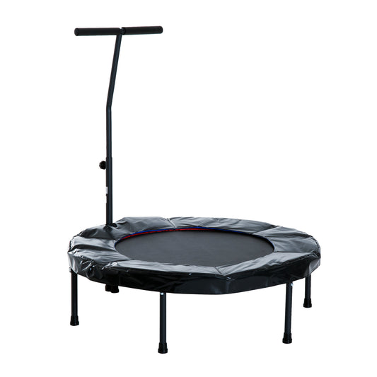 HOMCOM Trampoline Rebounder Adjustable Jumper, 39"-Black
