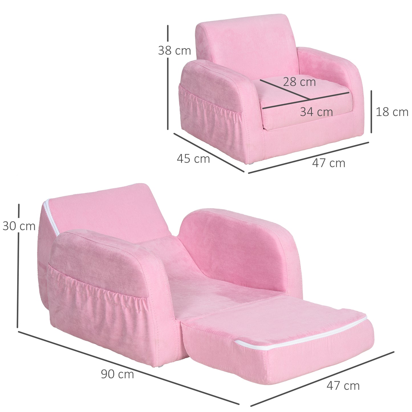 Foam on sale sofa chair