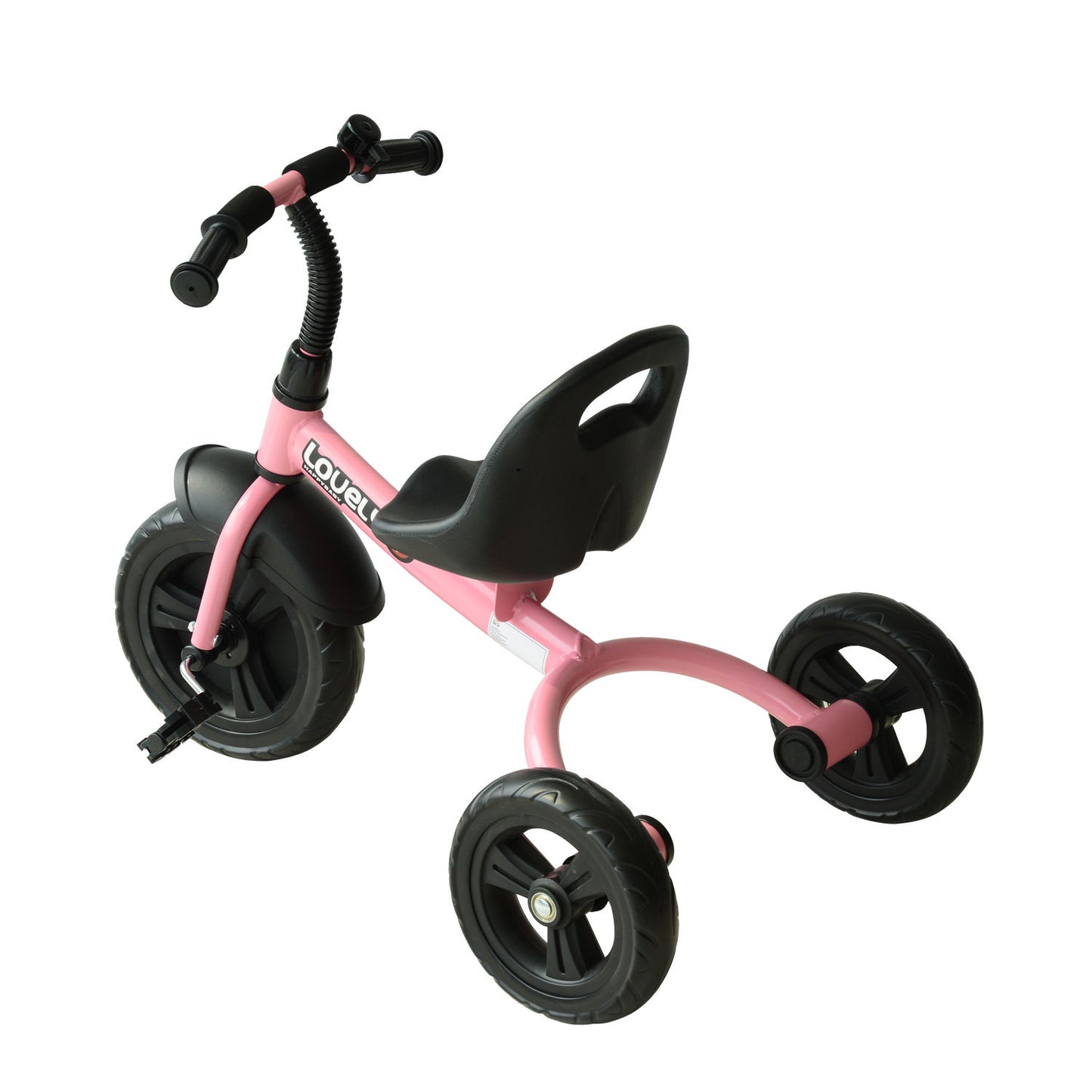 HOMCOM Toddler Three Wheel Plastic Tricycle Bike Pink