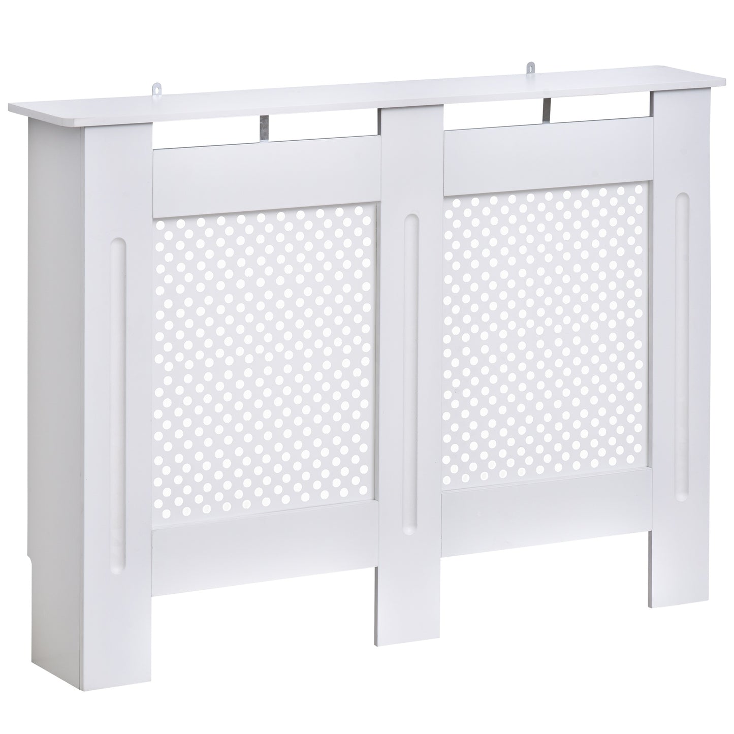 HOMCOM 111.5L X 19W X 82H cm MDF Radiator Cover-White