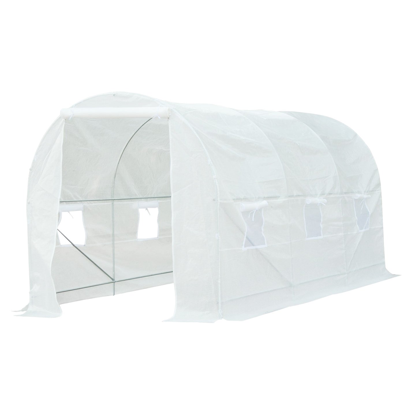 Outsunny 4.5Lx2Wx2H m Walk-in Greenhouse-White