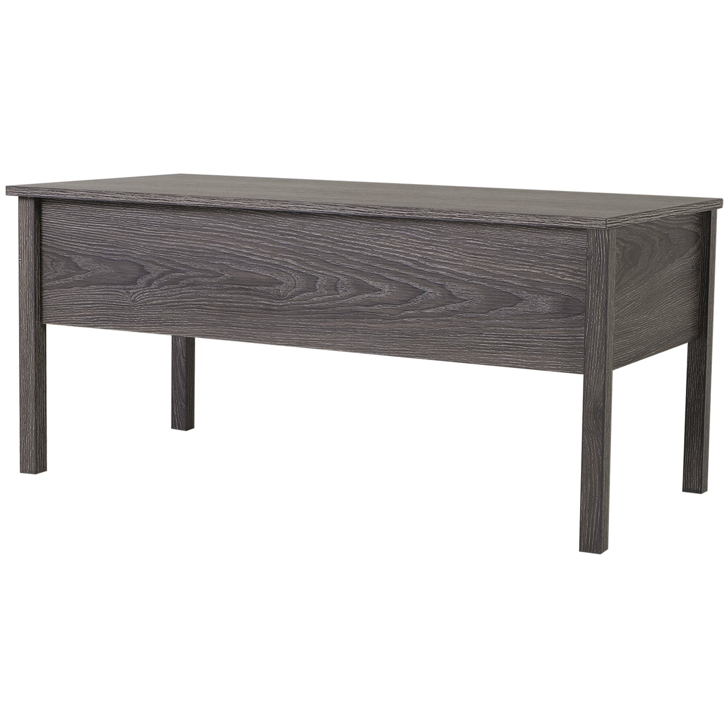 HOMCOM Particle Board Lift-Top Coffee Table Grey