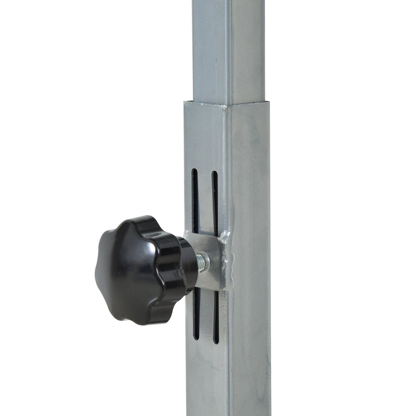 HOMCOM MDF Height Adjustable Sofa & Bed Table Black/White