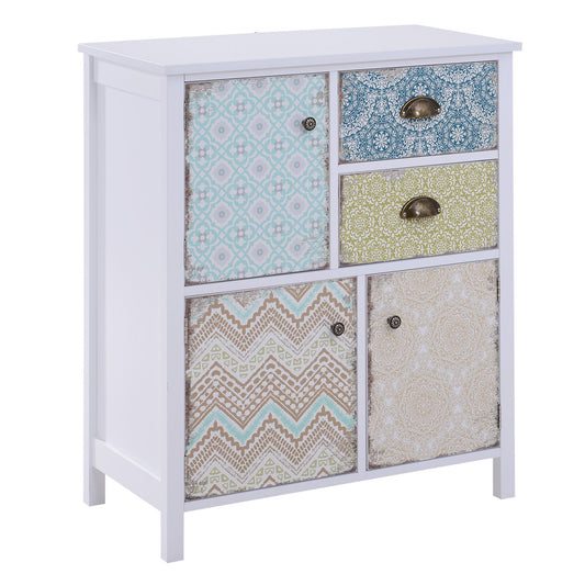 HOMCOM MDF Shabby Chic Storage Chest