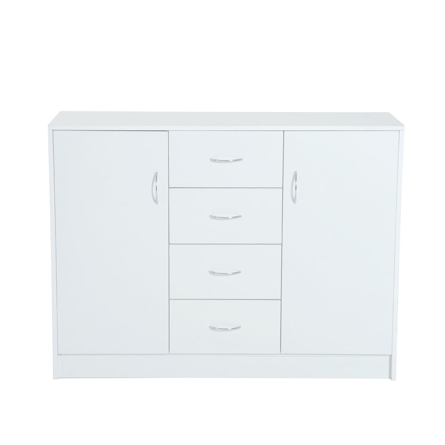 HOMCOM 120Wx40Dx90H cm Drawer Cabinet-White