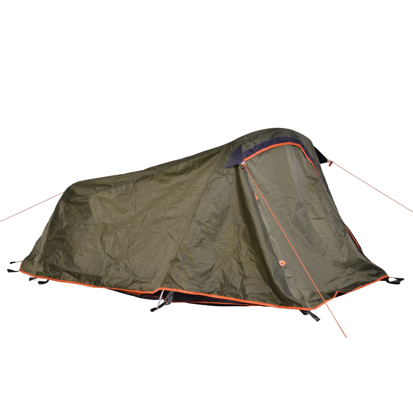 Outsunny Aluminium Frame 2 Person Lightweight Camping Tent Green