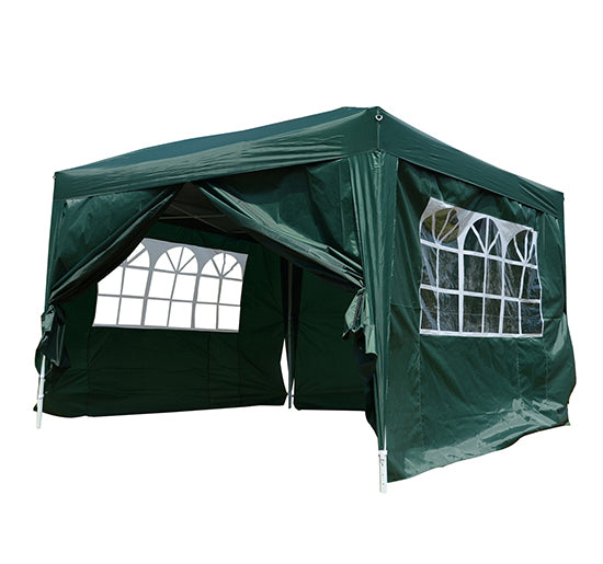 Outsunny Pop Up Gazebo Marquee, size(3m x 3m)-Green