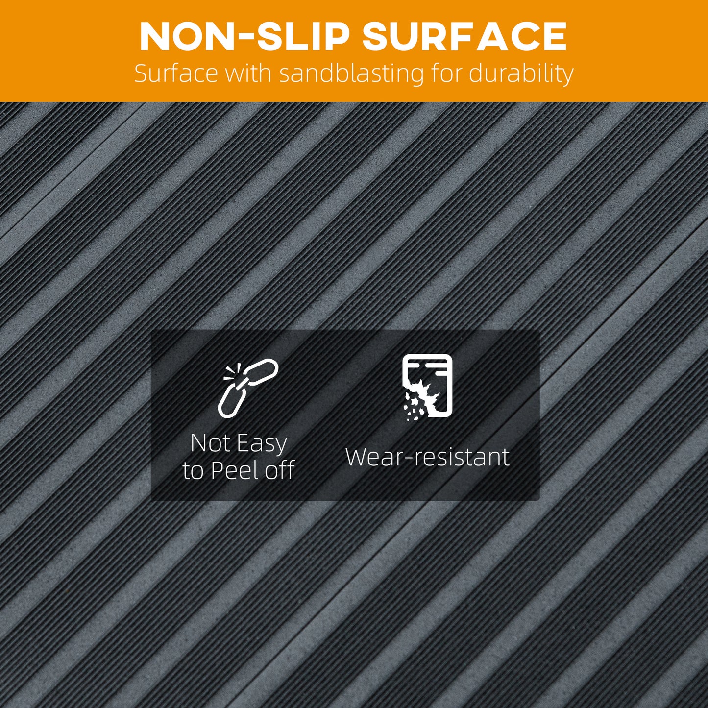 HOMCOM Wheelchair Ramp 122L x 73Wcm 272KG Capacity Folding Aluminium Threshold Ramp with NonSkid Surface Transition Plates Above and Below for Home Steps Stairs Curbs Doorways