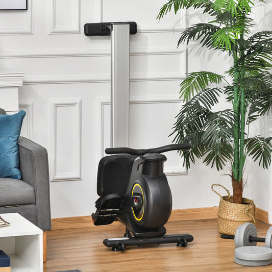 HOMCOM Fitness Adjustable Magnetic Rowing Machine Rower w/ LCD Digital Monitor