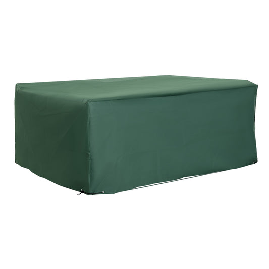 Outsunny UV/Rain Protective Rattan Furniture Cover, 210x140x80 cm-Green