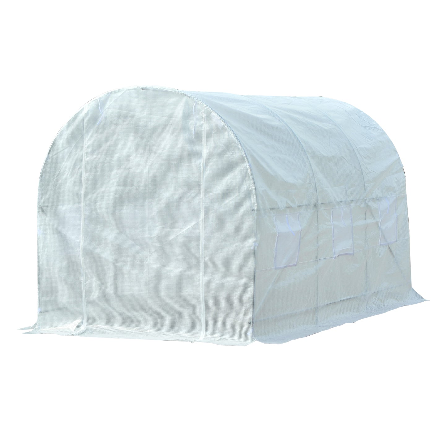 Outsunny 3.5 L x 2 W x 2H m Walk-in Greenhouse-White