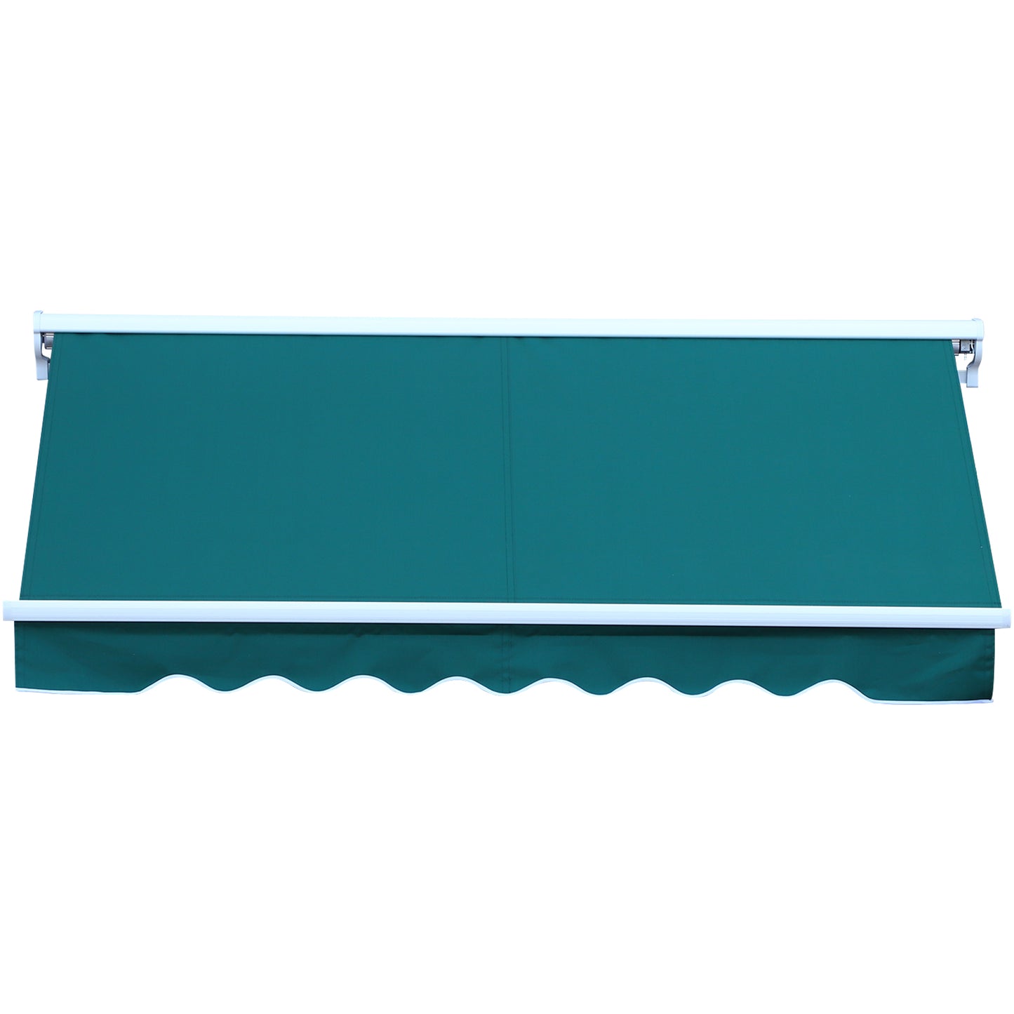 Outsunny 2.5 x 2m Motorised Aluminium Awning w/ Remote Green