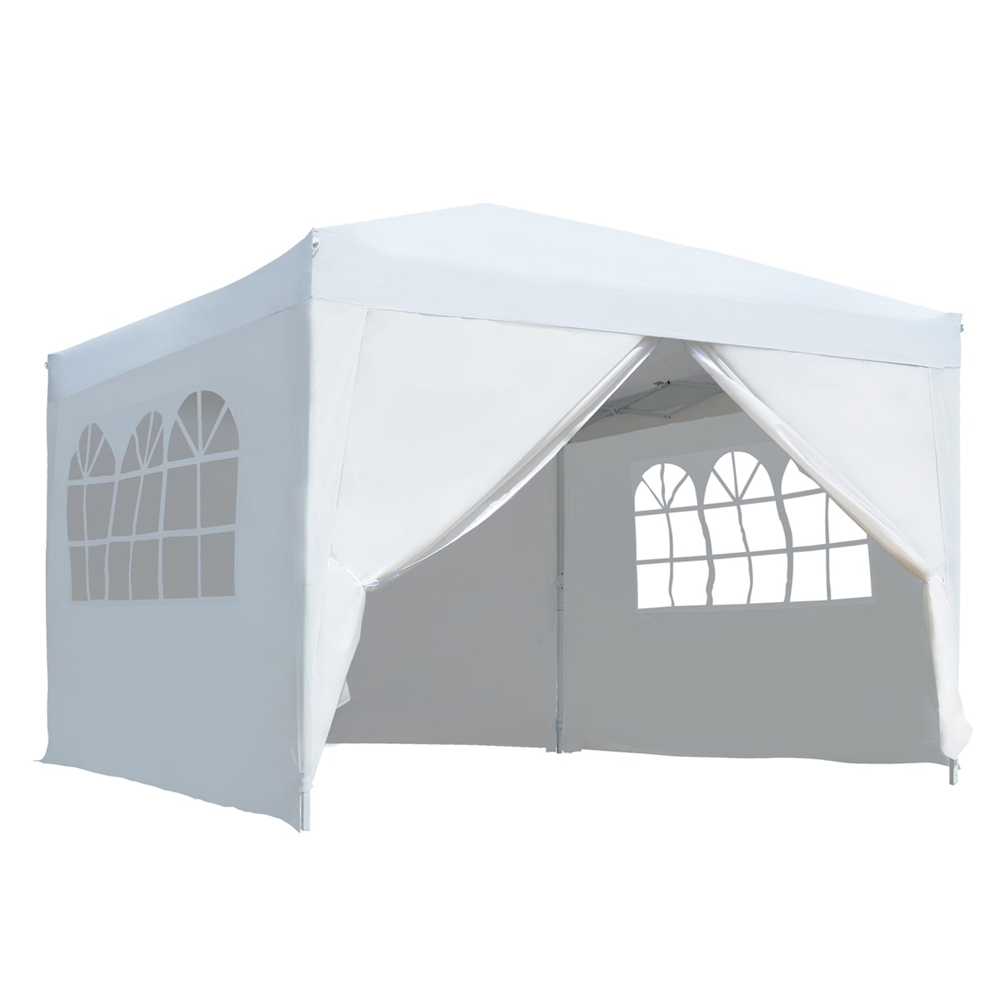 Outsunny Pop-Up Gazebo Marquee, 3x3 m-White