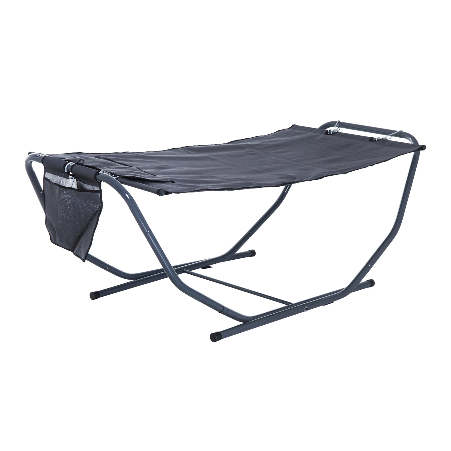 Outsunny Hammock Sun Lounger, 227Lx94Wx69H cm-Grey