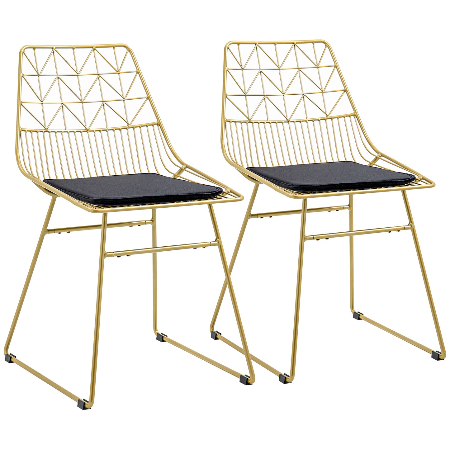 Wire best sale kitchen chairs