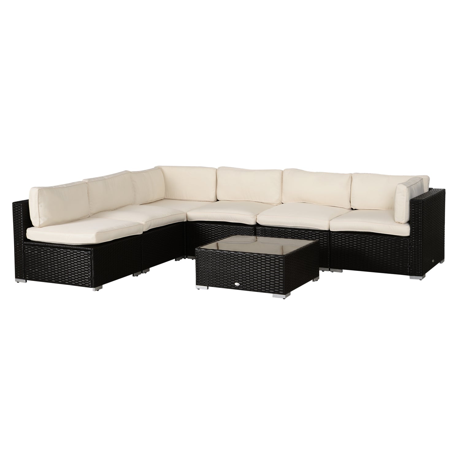 Outsunny 12-Piece Cushion Cover Replacement for Outdoor Garden