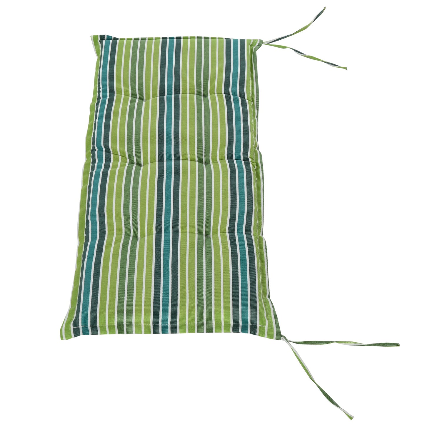 Outsunny Polyester Set Of 2 Swing Chair Cushion Green Stripes