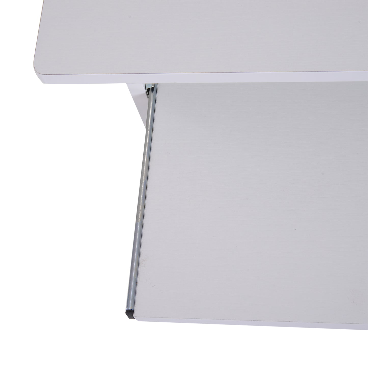 HOMCOM Computer Desk, 80Lx45Wx73.5H cm, Particle board-White