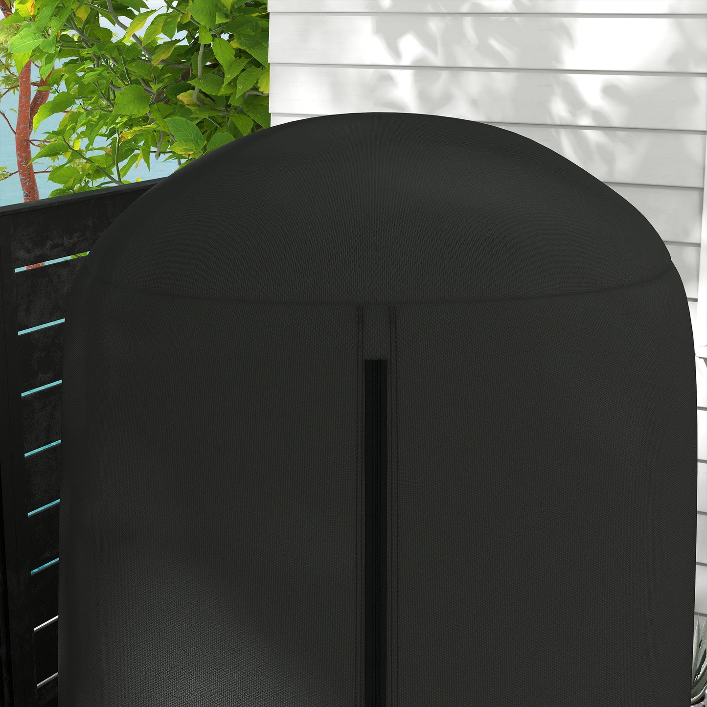 Outsunny 190 x Ø128cm Hanging Egg Chair Furniture Cover - Black