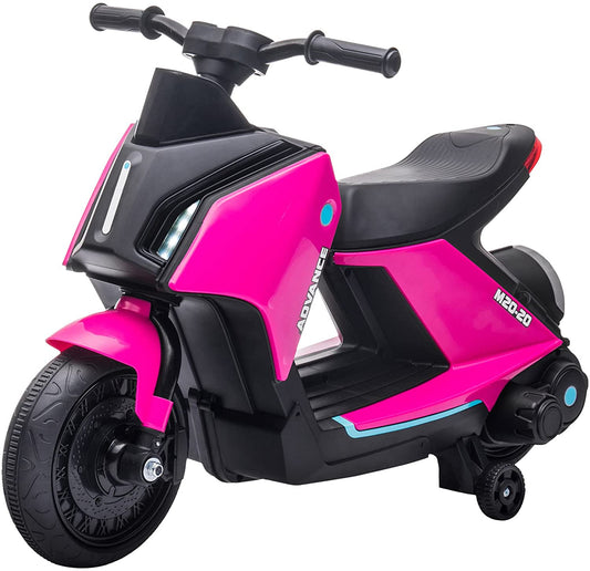 HOMCOM Kids Electric Motorcycle Ride-On Toy 6V Battery Powered for 2-4 Years Old