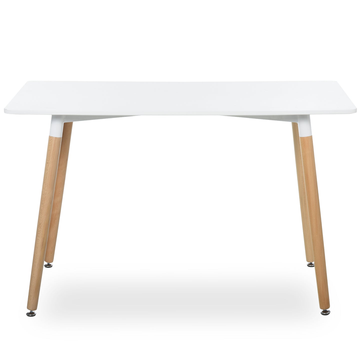 HOMCOM MDF Scandinavian Dining Table White/Oak