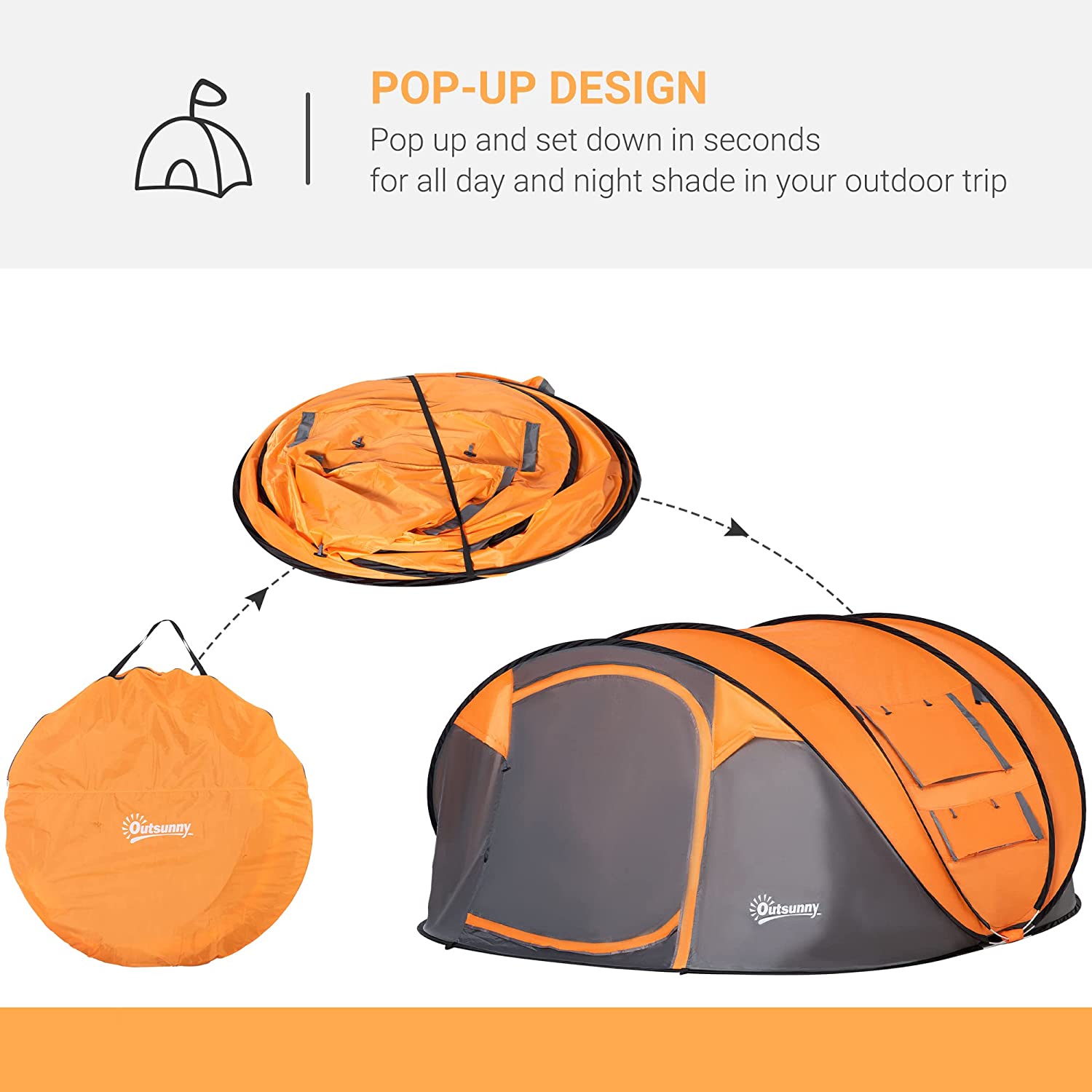 Outsunny pop up on sale tent