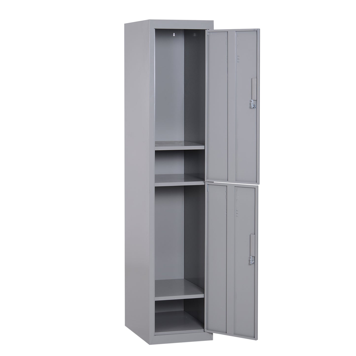 Vinsetto Storage Cabinet, Cold Rolled Steel, 38Wx46Dx180H cm-Grey