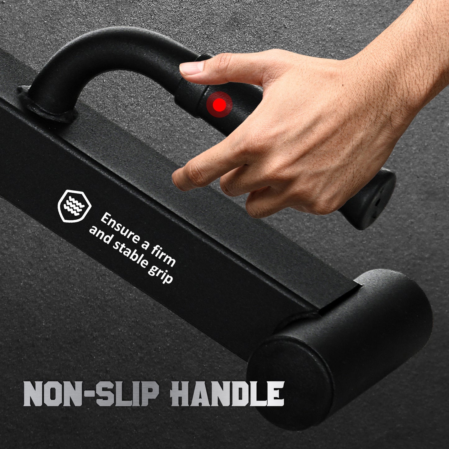 SPORTNOW Deadlift Barbell Jack with NonSlip Handle for Weight Training Black