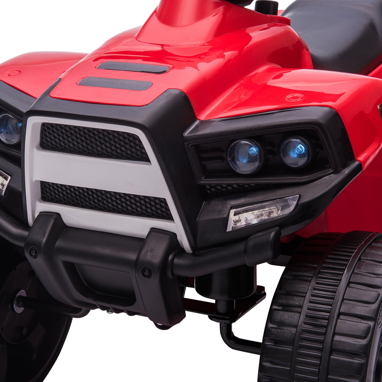 HOMCOM 6 V Kids Ride on Cars Electric ATV for 18-36 months Black+Red