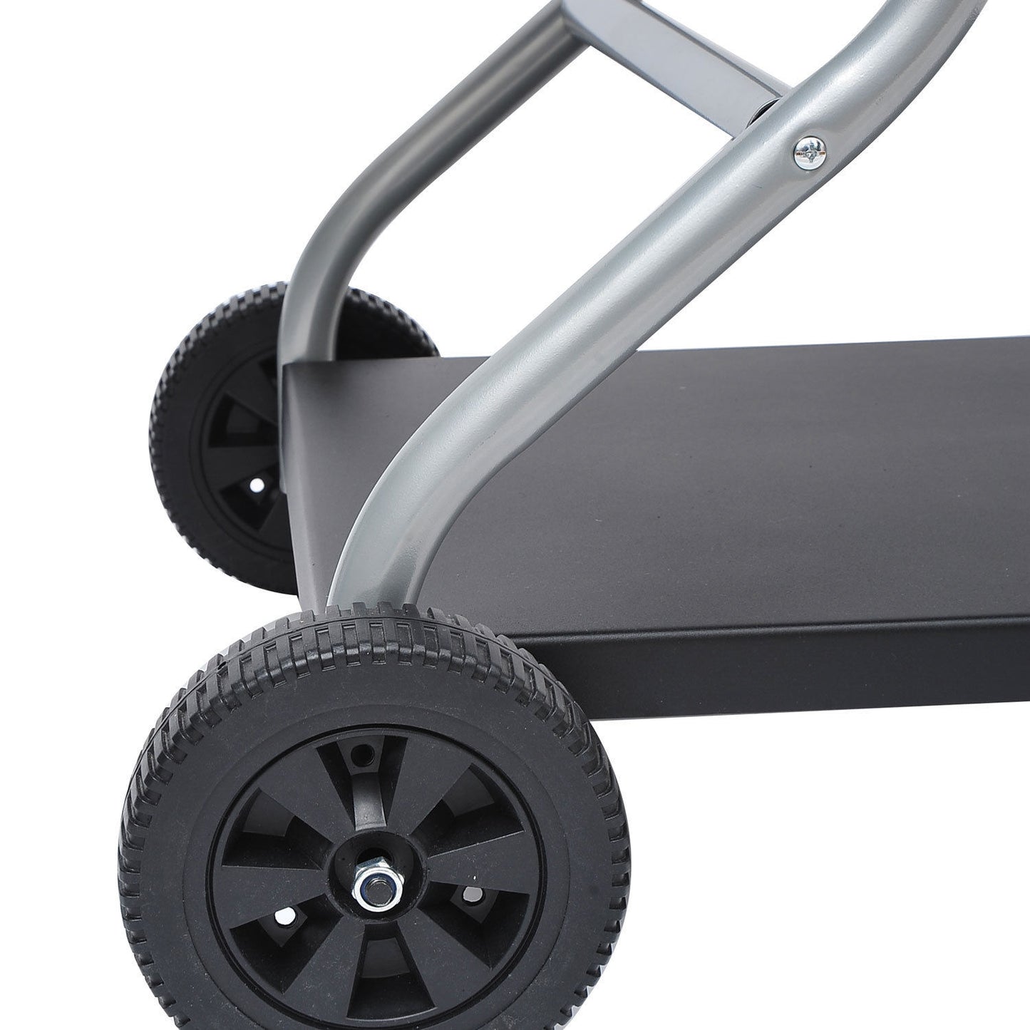 Outsunny Garden Charcoal Trolley Barbecue Gril lW/Wheels-Black