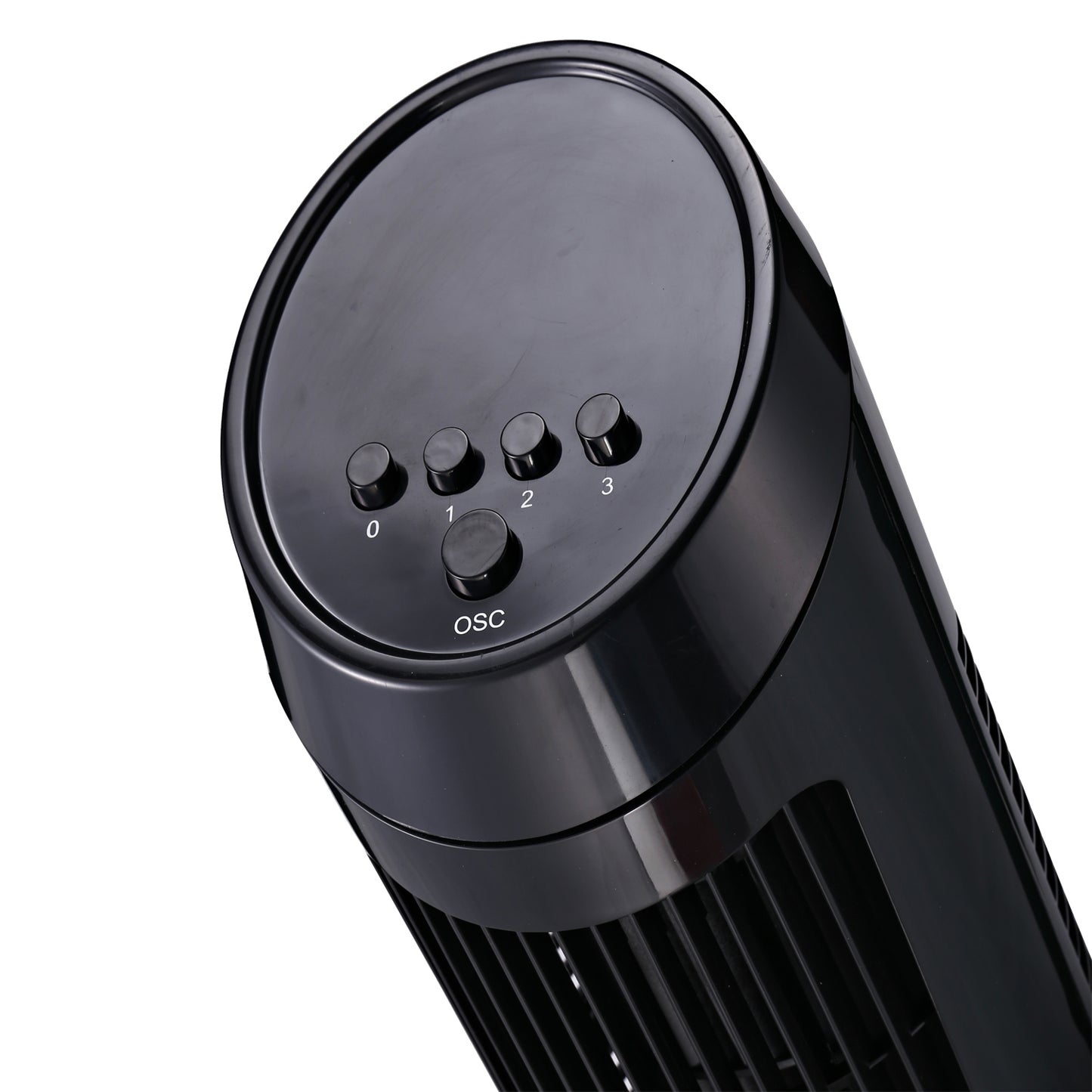 HOMCOM 30" Oscillating Tower Fan 3 Speed Mode Ultra Slim Indoor Air Refresher Cooling Machine Noise Reduction - Black