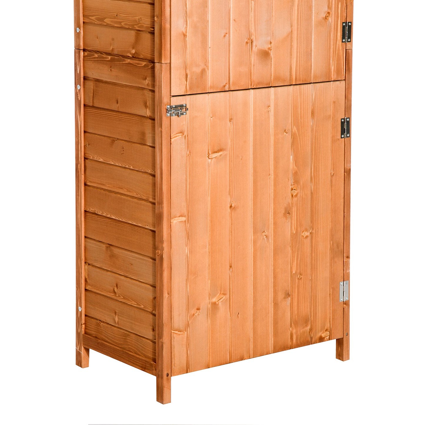 Outsunny 1.6 x 6.2ft Wooden Shed Timber Garden Storage Shed Outdoor Sheds