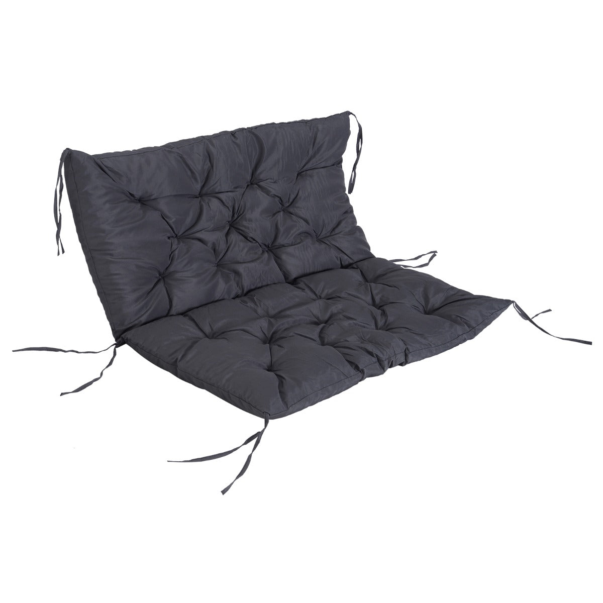 Outsunny Oxford Fabrics Tufted Swing Chair Cushion Replacement Grey